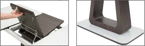 Стол раздвижной ОКТ 2144 (длина 140/180) 