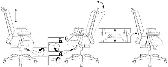 Кресло Бюрократ MC-611N  Neo Black