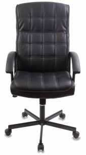 Кресло руководителя Бюрократ CH-823AXSN черный эко.кожа крестов. металл черный
