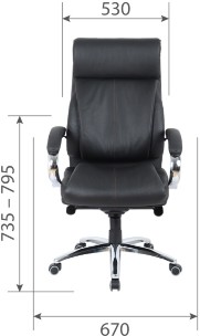 Кресло руководителя CHAIRMAN CH 423 кожа