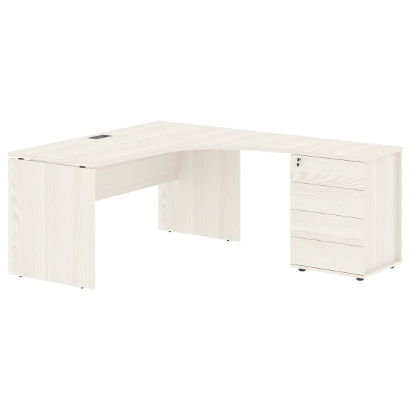 Стол эргономичный с тумбой EDCET 1518(R) 1560х1880х750 EDIS