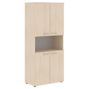 Шкаф с 2-мя комплектами глухих малых дверей и топом XHC 85.4 856х432х1955 XTEN