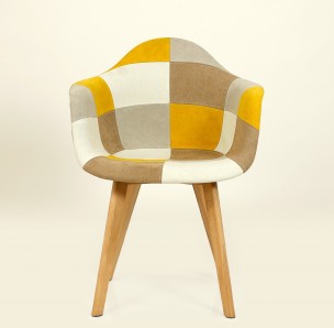 Стул Style Patchwork желтый мультиколор