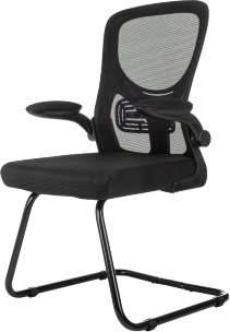 Кресло Бюрократ MC-109 черный TW-01 TW-11 сетка/ткань полозья металл черный