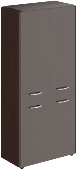 Шкаф с глухими средними и малыми дверьми и обвязкой DHC 85.3 Венге Магия 892х470х1950