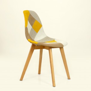 Стул Style Patchwork желтый мультиколор
