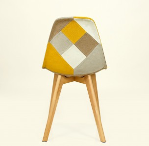 Стул Style Patchwork желтый мультиколор