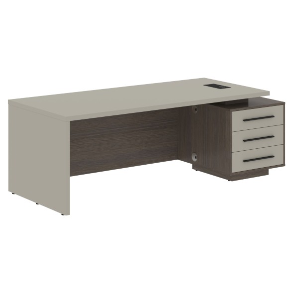 Стол руководителя с тумбой VCT 2290(R) 2200х900х750 VELION