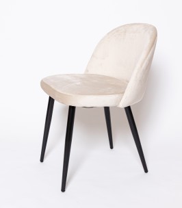 Кресло-стул DISCO black бежевый