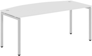 Стол руководителя XSET 189 Белый/Алюминий 1800х914х750 XTEN-S